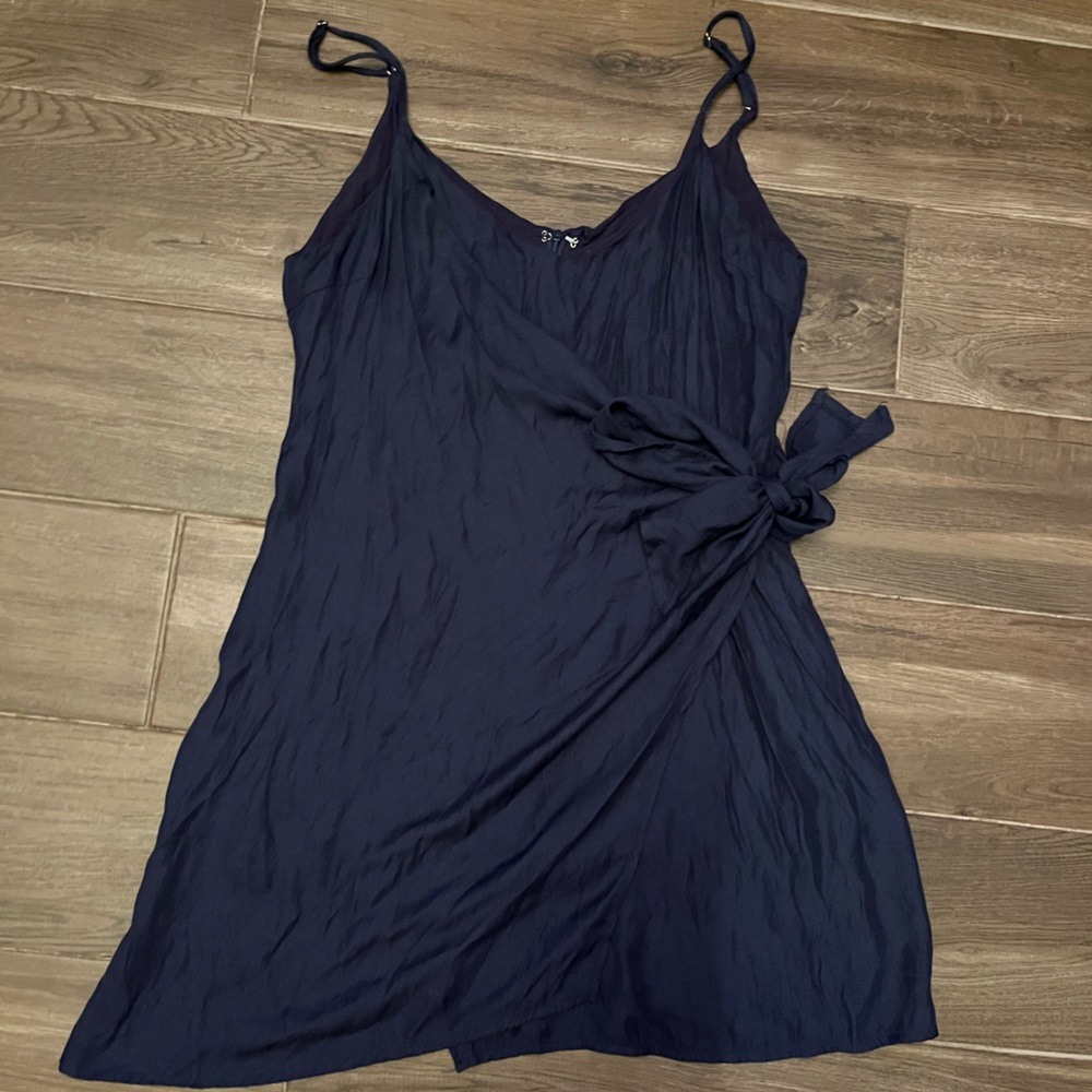 Navy Blue Wrap dress